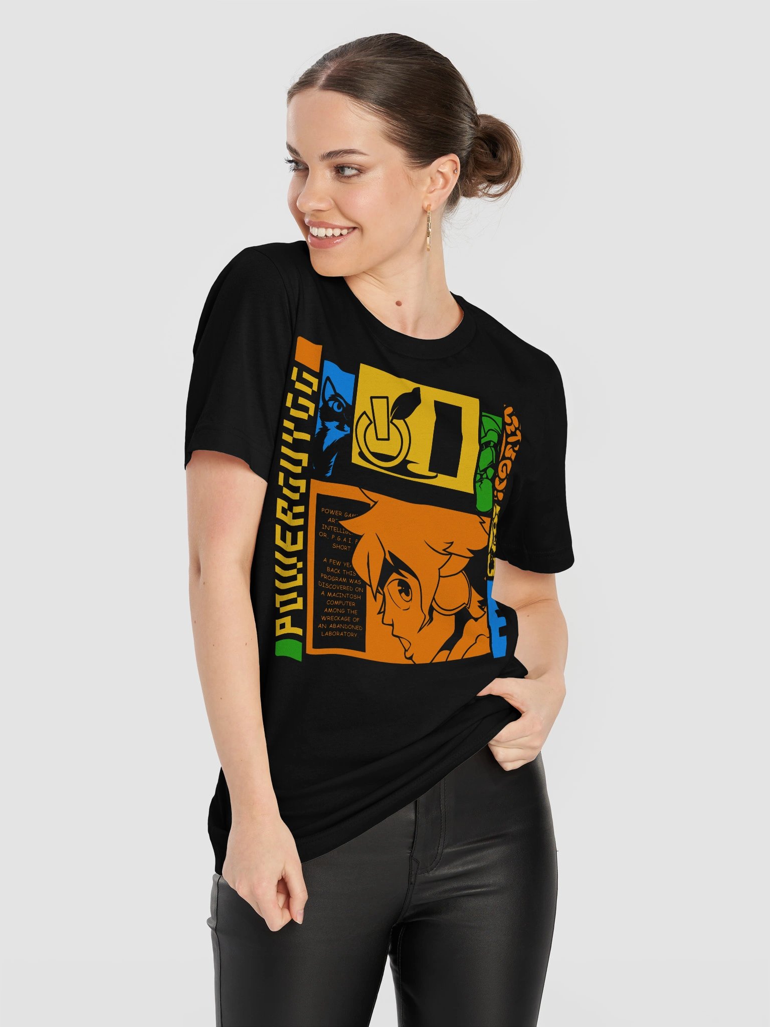PowerGuyGG Floppy Disk Graphic Tee product image (11)