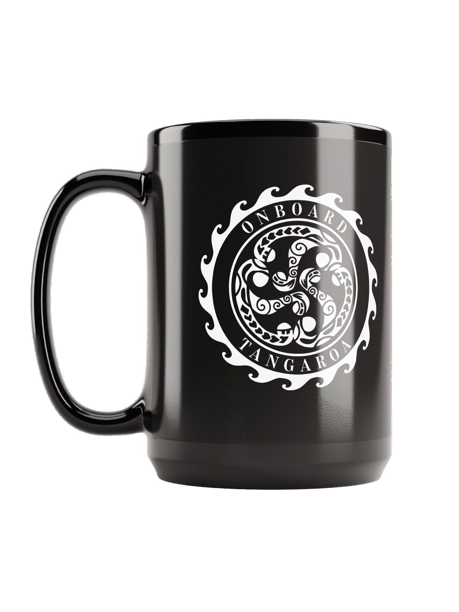 Black Mug – Tangaroa Logo product image (1)