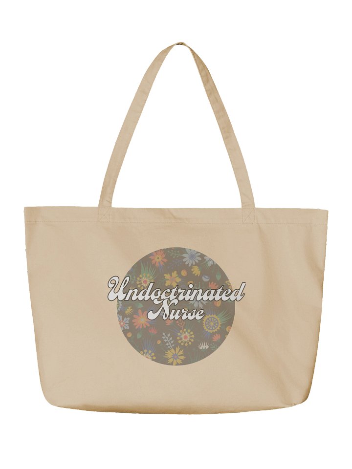 Undoctrinated Nurse Organic Cotton Oyster Tote - Confident Mama product image (2)