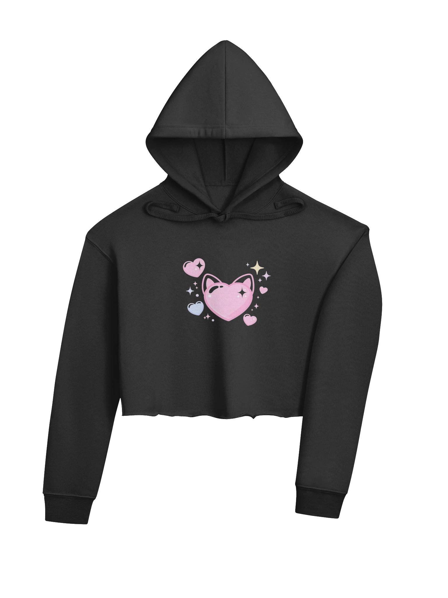 Zevi Logo Crop Top Hoodie product image (4)