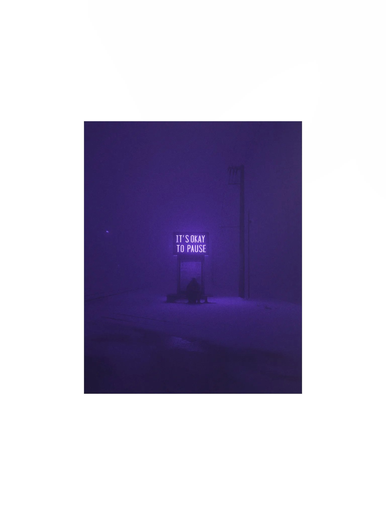 "Its okay to pause" Matte Poster product image (1)