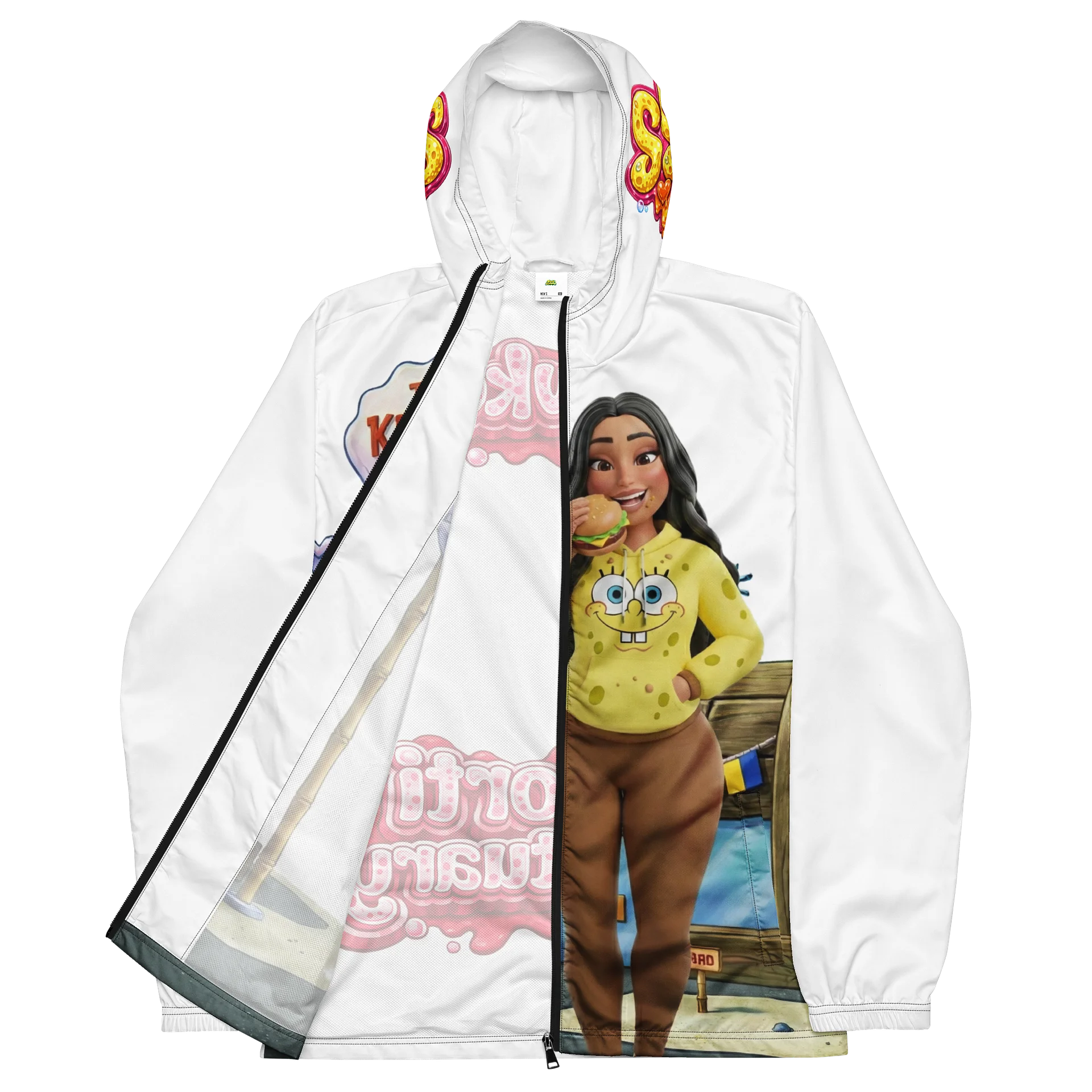 Male Spongy Zip Hoodie — Lowkey Edition product image (2)