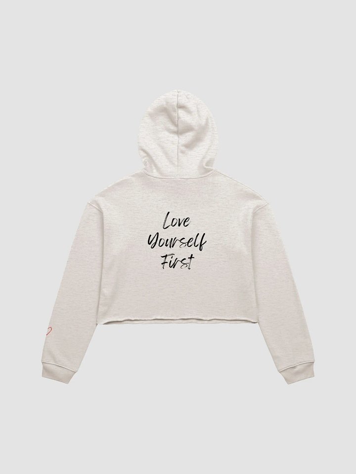 Mystery Black Space Crop Hoodie product image (8)