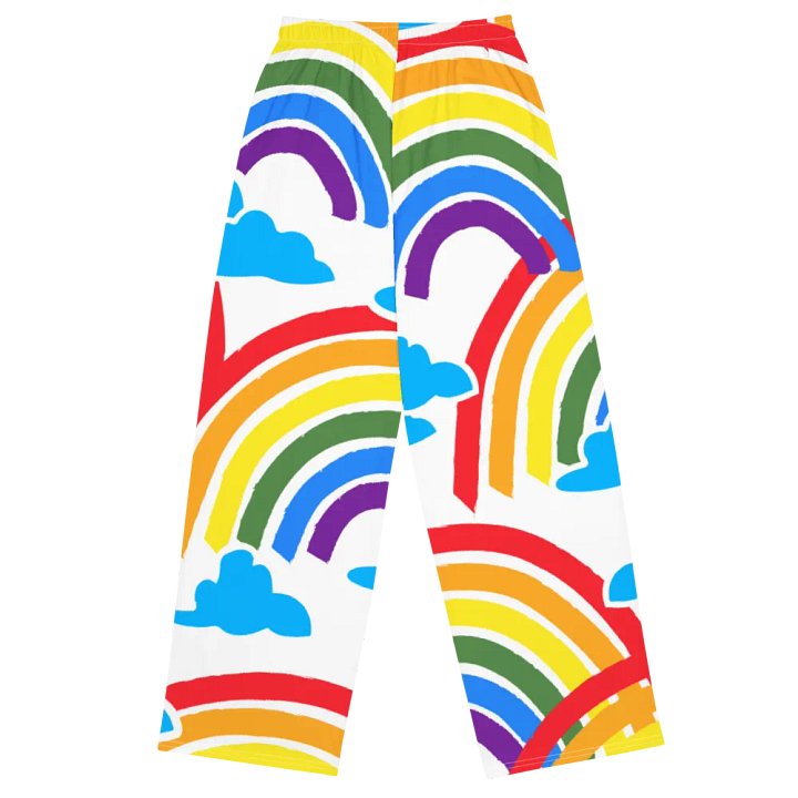 Rainbow Dreams Unisex Wide-Leg Pants product image (2)