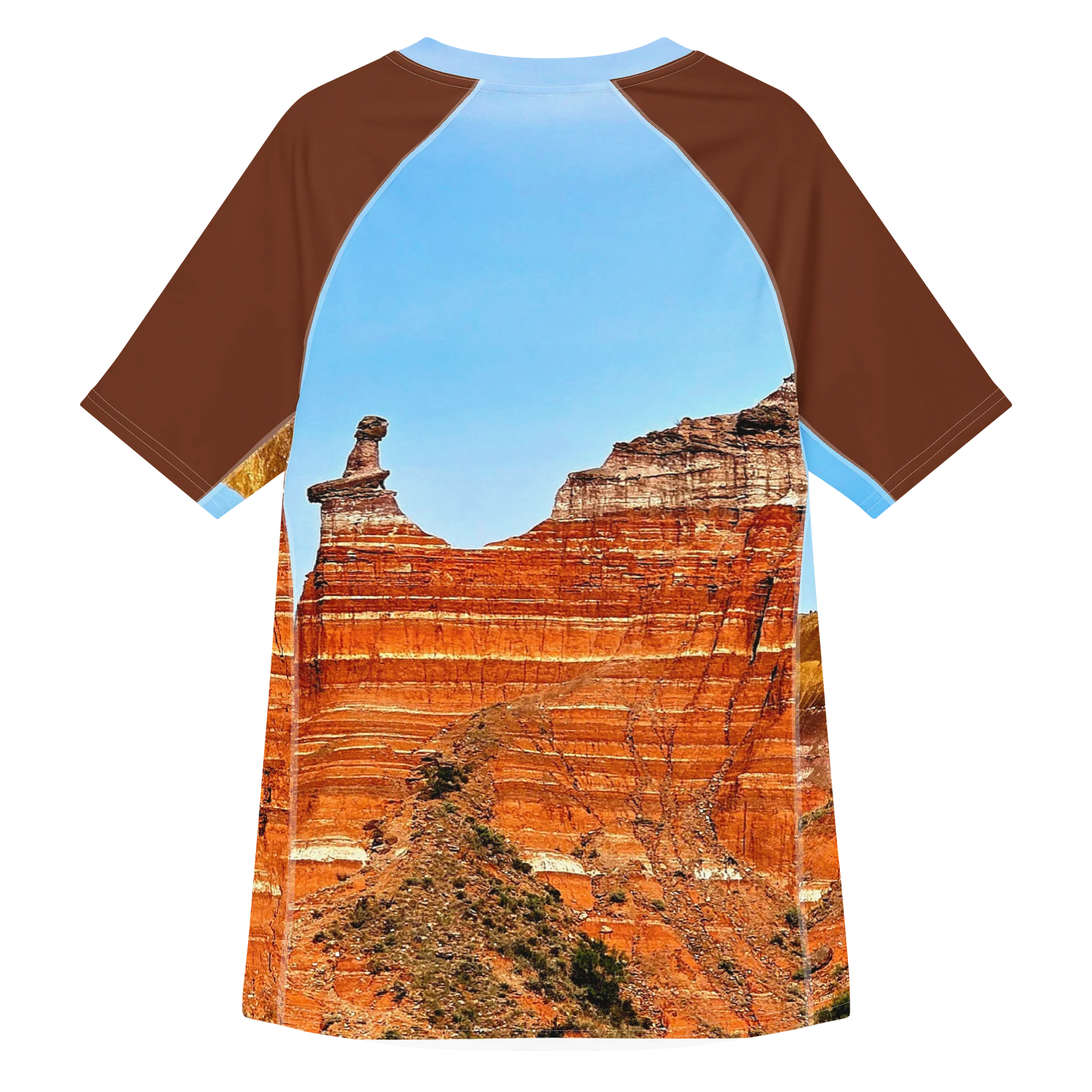 Palo Duro Canyon Men's Short Sleeve Rash Guard product image (2)