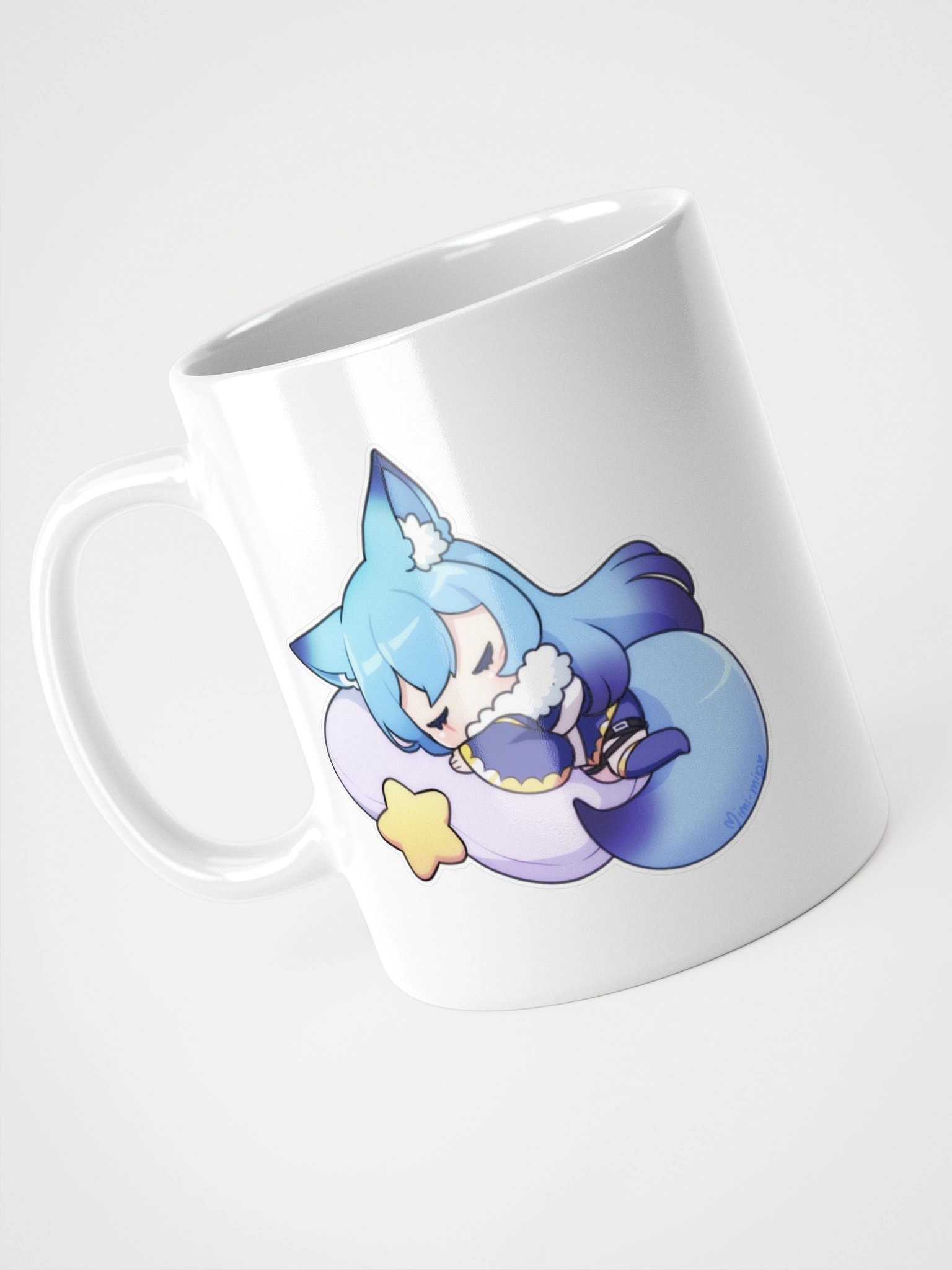 Sleepy Dimi White Mug product image (4)