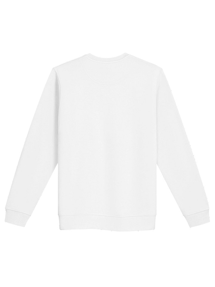 White Eco Sweatshirt, Unisex, RKK Logo product image (2)