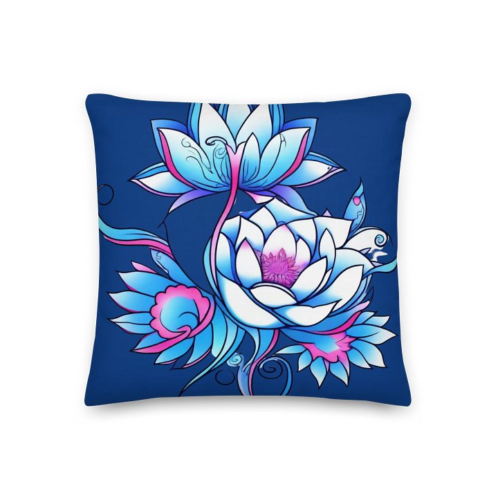 Blue Lotus Bloom - Pillow product image (1)