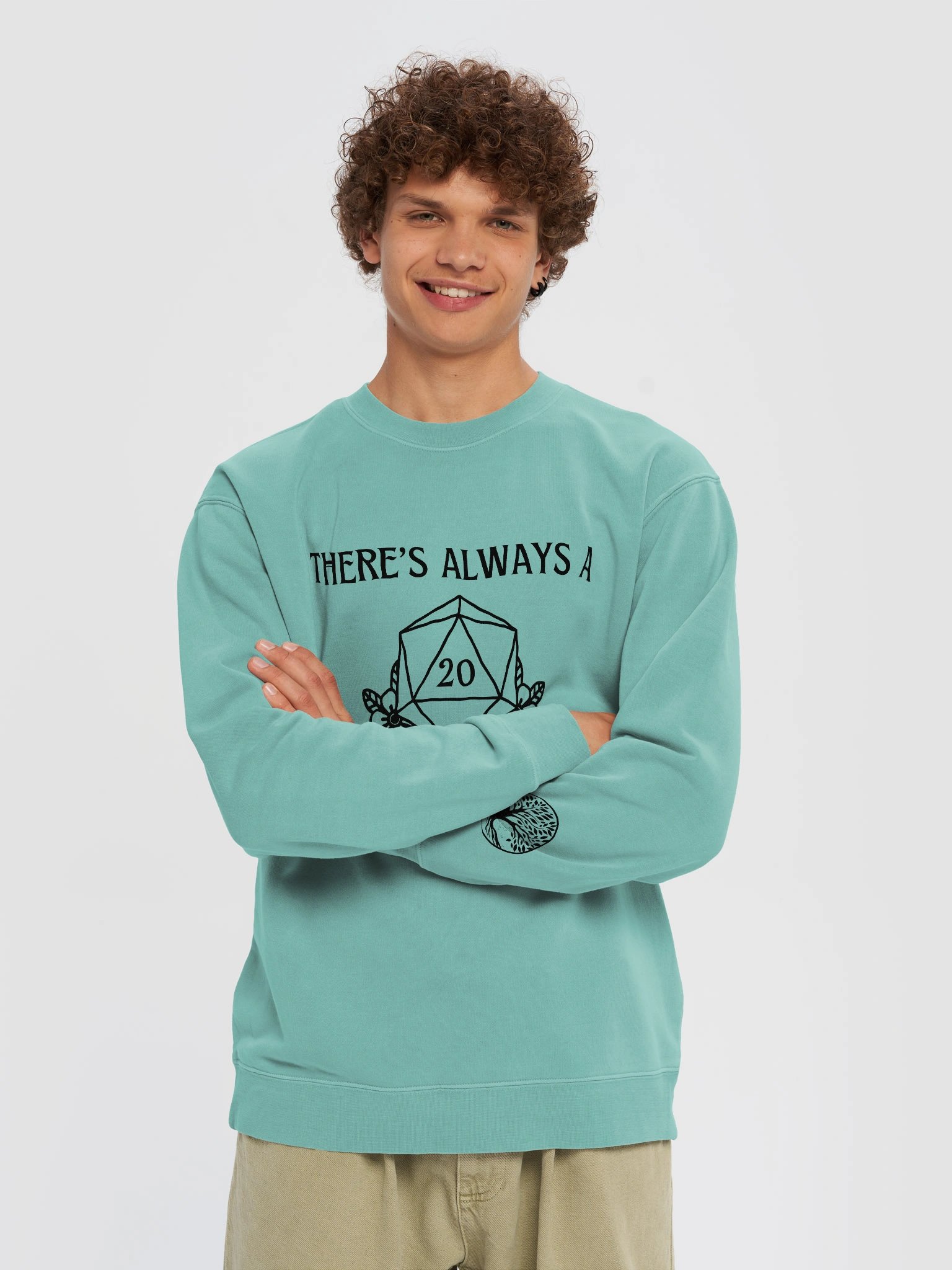 "There's Always a Nat 20" Sweatshirt product image (3)