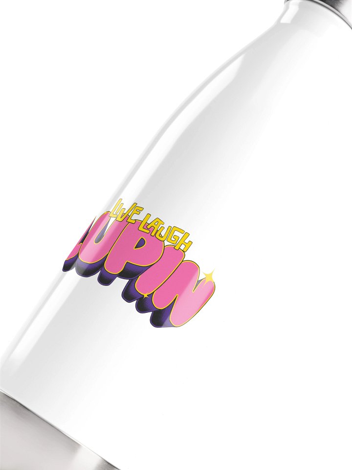 Live Laugh Lupin Water Bottle product image (2)
