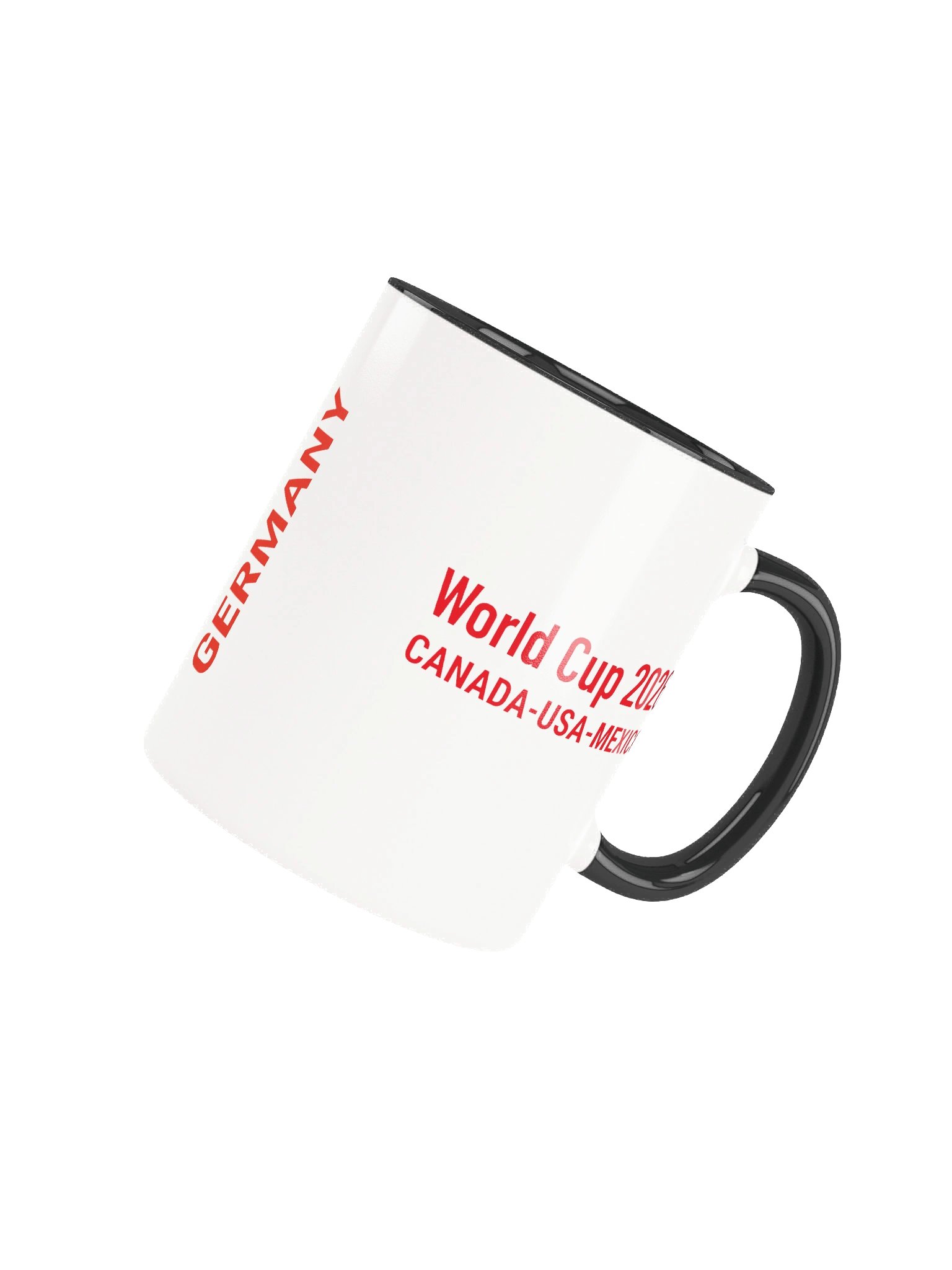 Germany 2026 World Cup Flag Mug - Germany Soccer Fan Coffee Cup - Premium Two-Tone Ceramic Mug product image (4)
