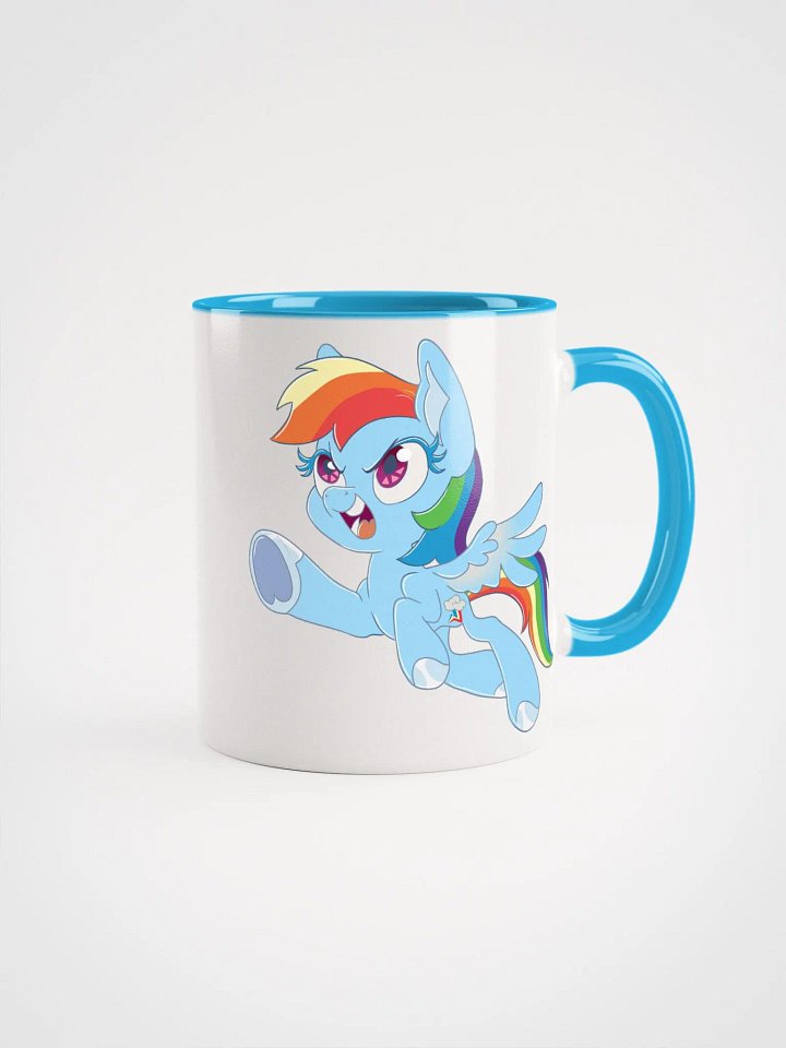 Rainbow Dash Ceramic Mug with Color Inside product image (1)