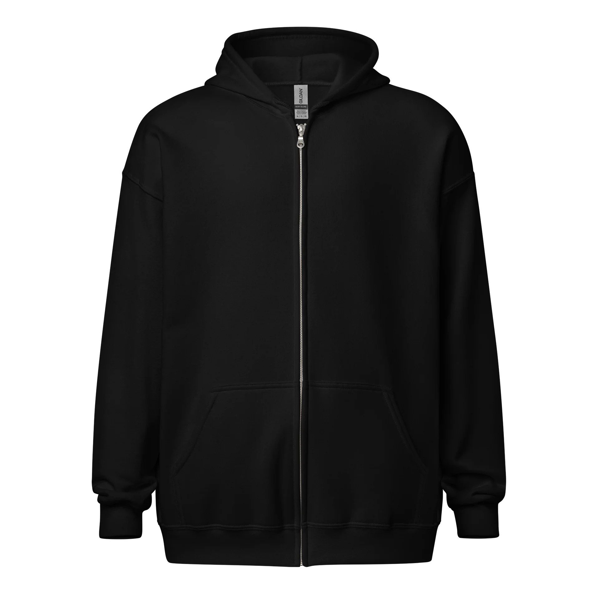 Generic Logo Zip Hoodie (White Logo) product image (4)
