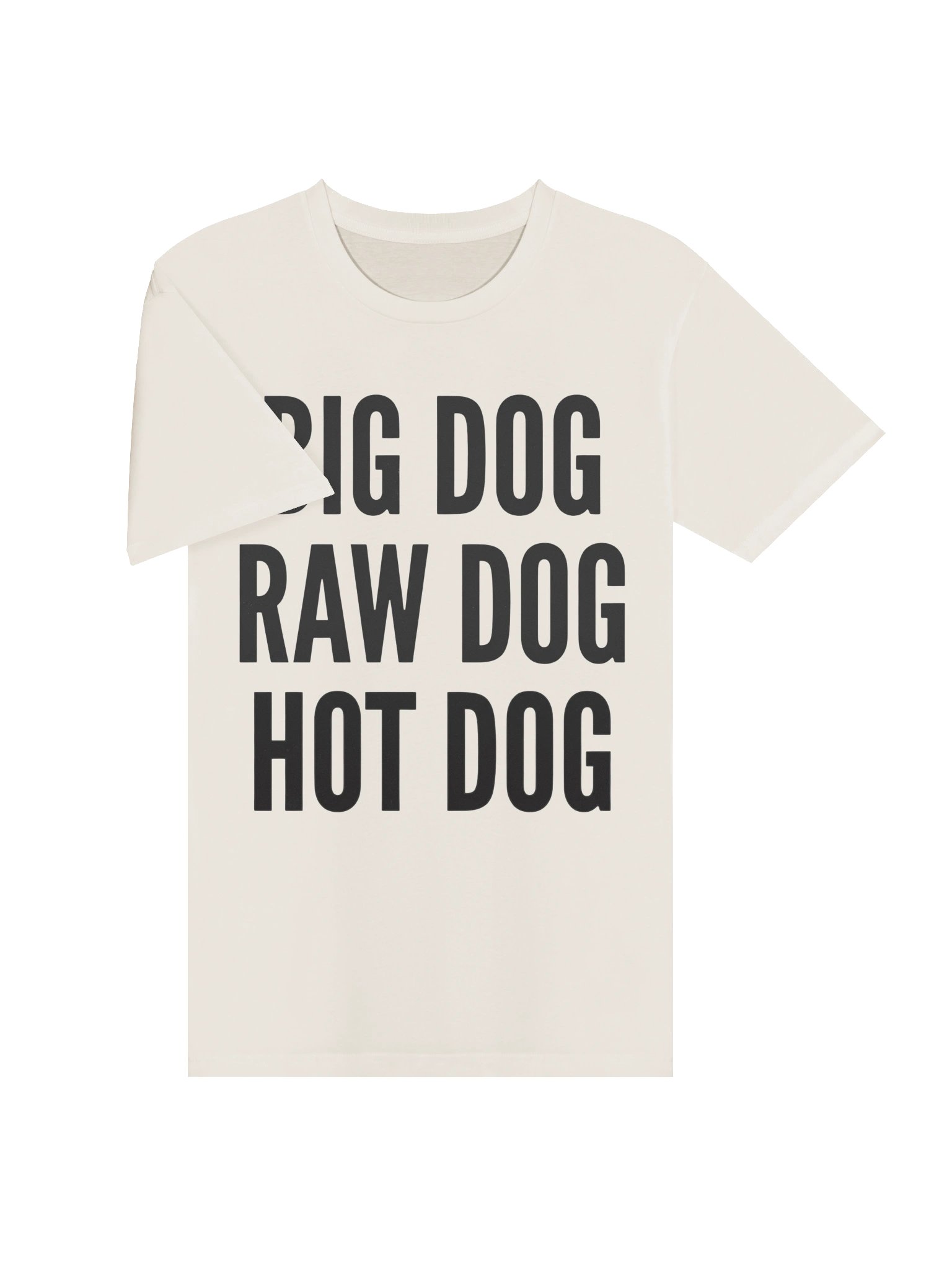 Big Dog Raw Dog Hot Dog T-Shirt | Funny Graphic Tee product image (12)