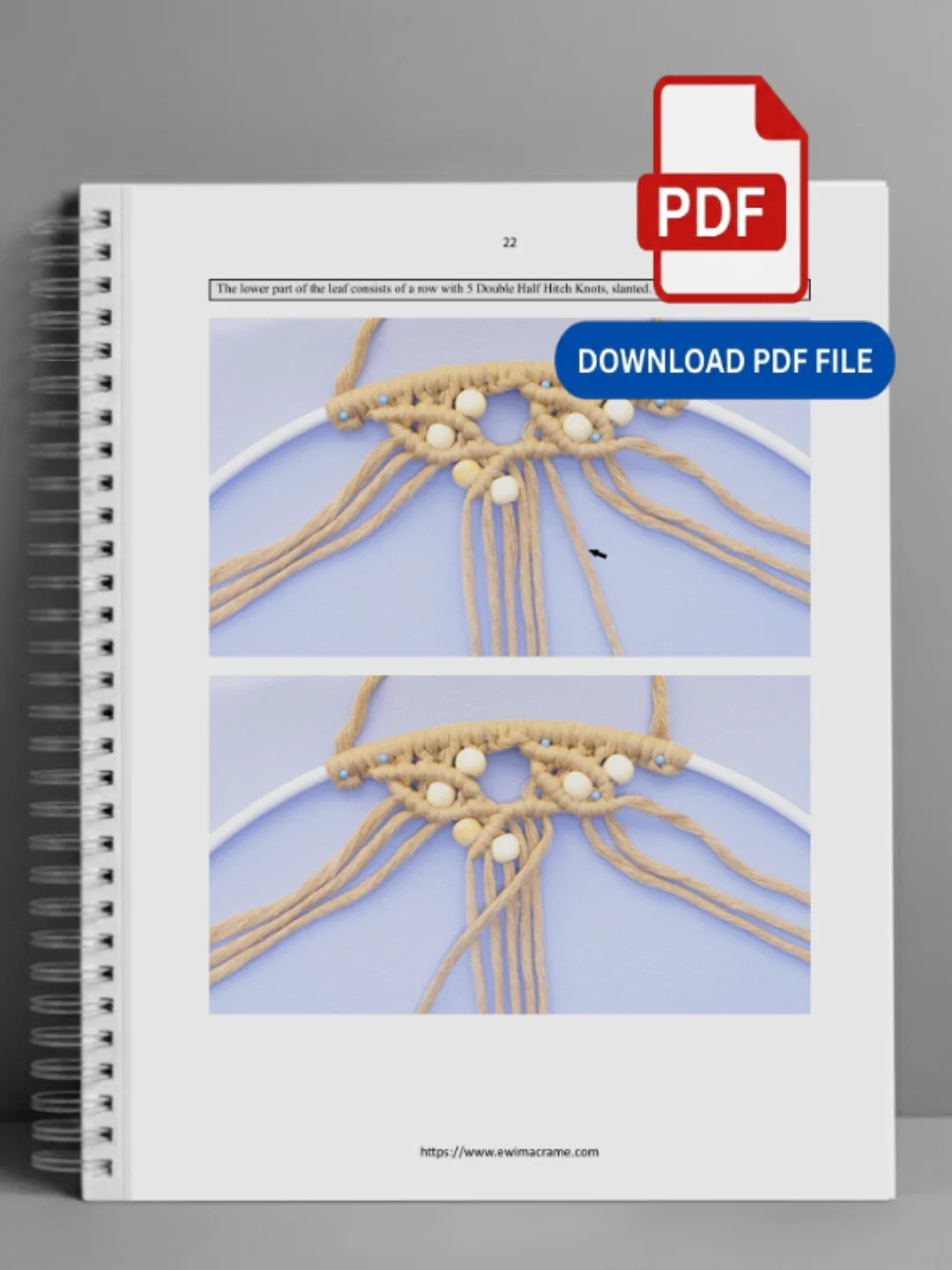 Macrame Tree of Life Wall Art — Photo Tutorial product image (2)