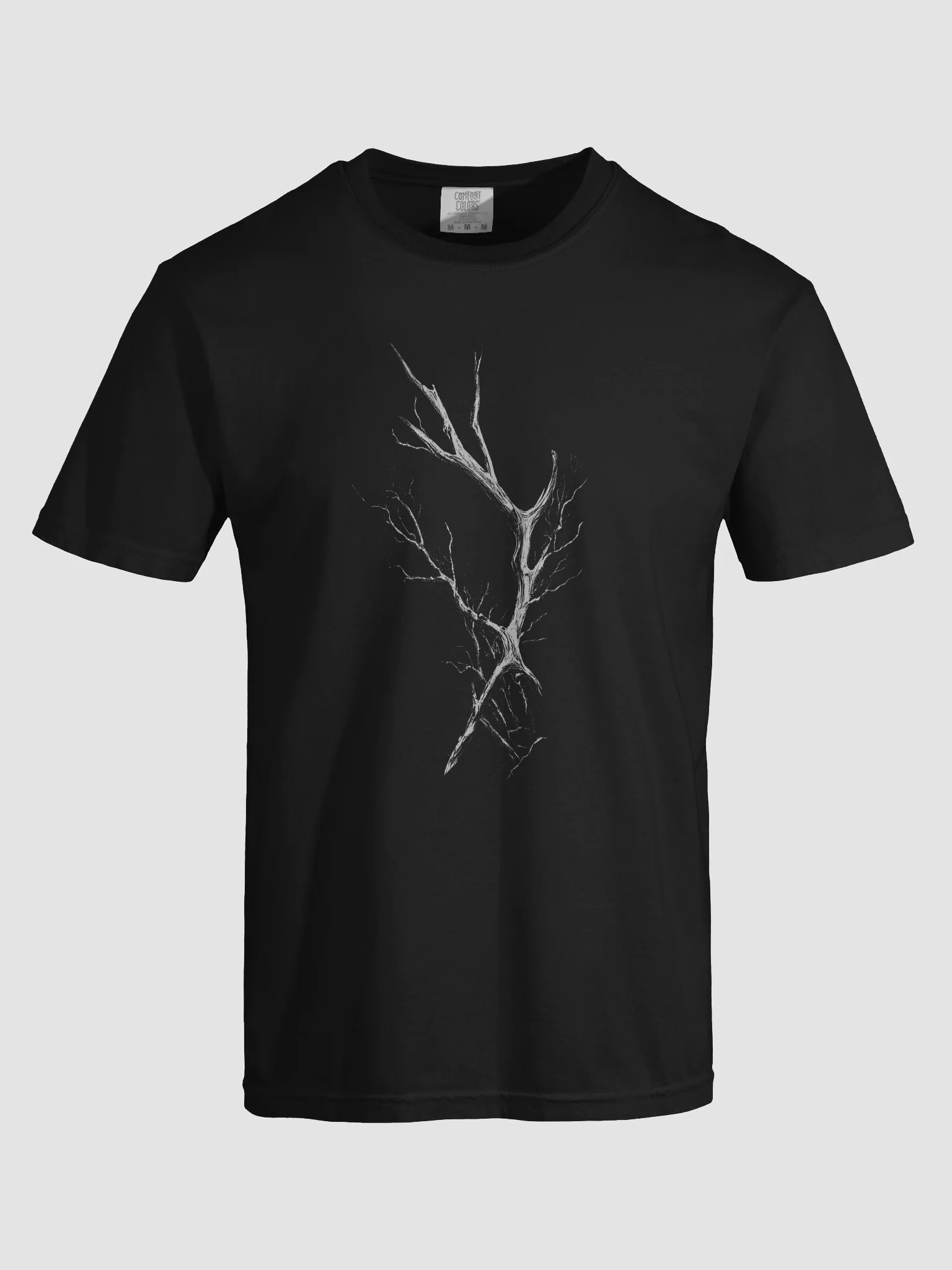Lightning Branch Black Short Sleeve Graphic T-Shirt product image (7)