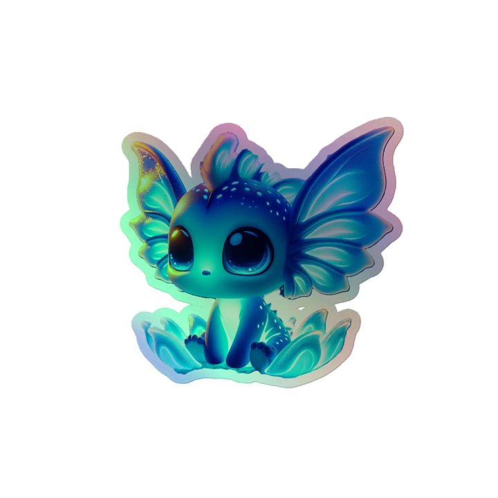 Chibi Aquatic Alien Holographic Sticker Sheet product image (2)