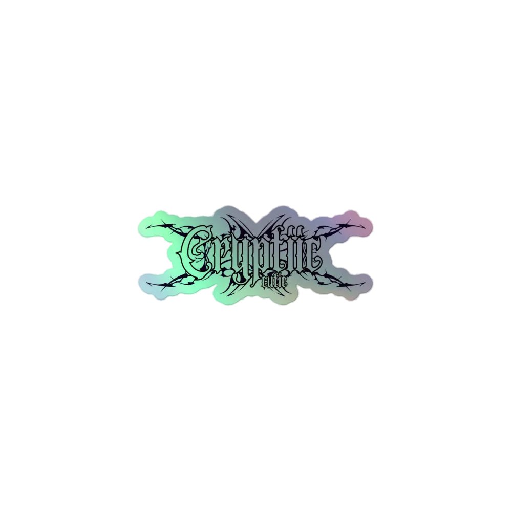 Holo Cryptiic Sticker product image (1)