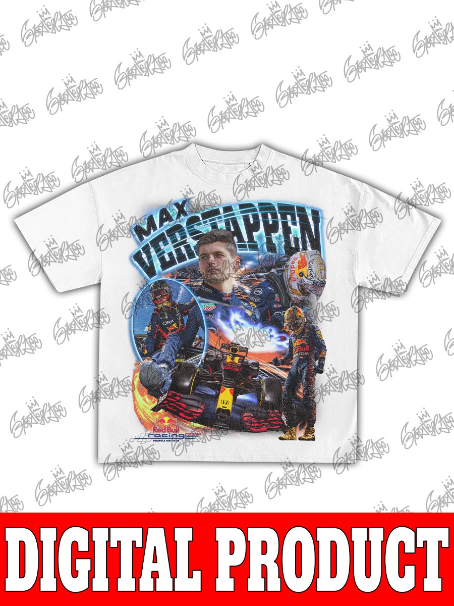 Max Verstappen Red Bull Racing 3-Time F1 World Champion Dutch Lion Vintage Racing Bootleg Graphic product image (2)
