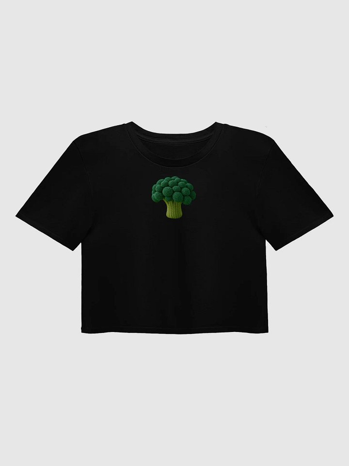 CozyAvocado Women's Premium Broccoli Crop Top #1 product image (1)