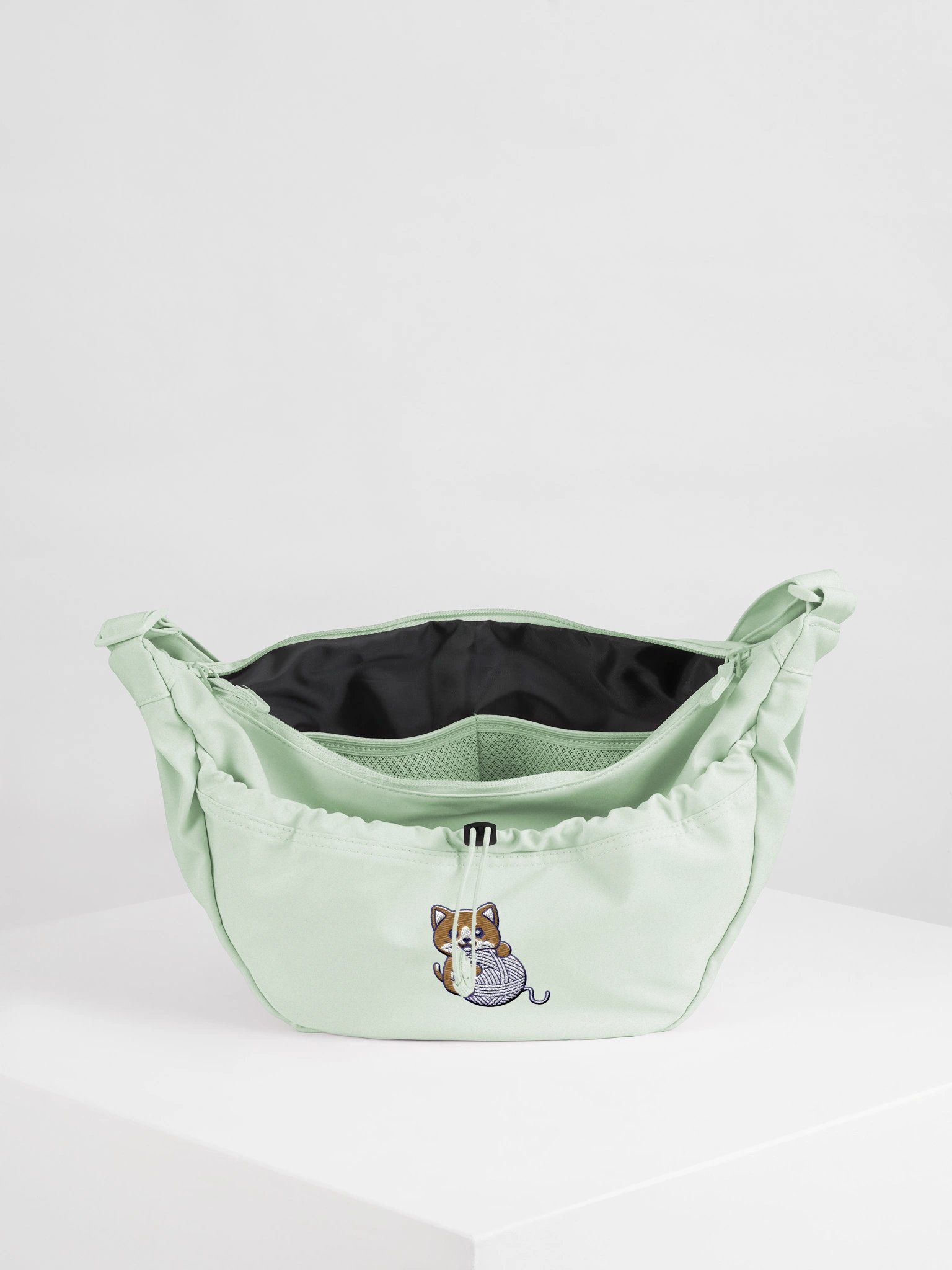 Playful Cat Yarn Crossbody Bag product image (10)