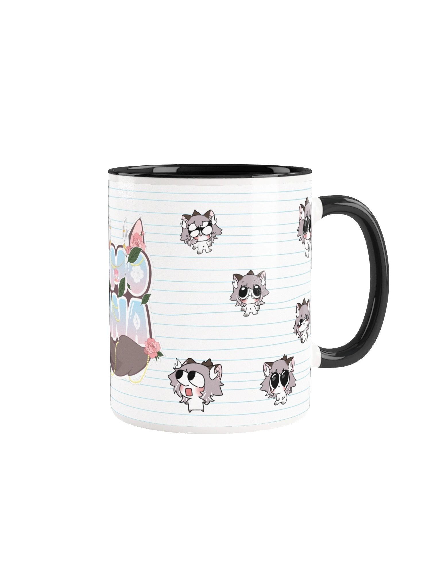 Whimsical Silly Komohana Expressions Ceramic Mug product image (1)