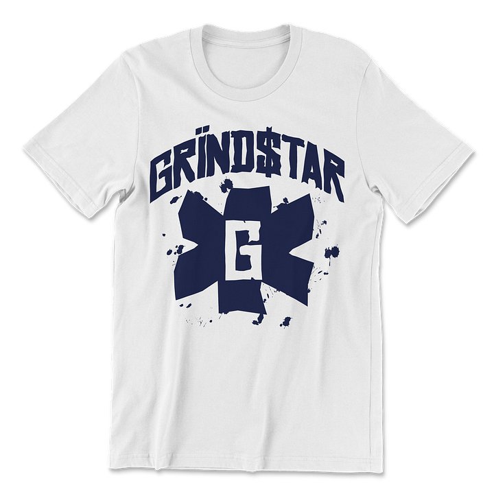 GRIND STAR YANK BLUE EMBLEM TEE product image (1)