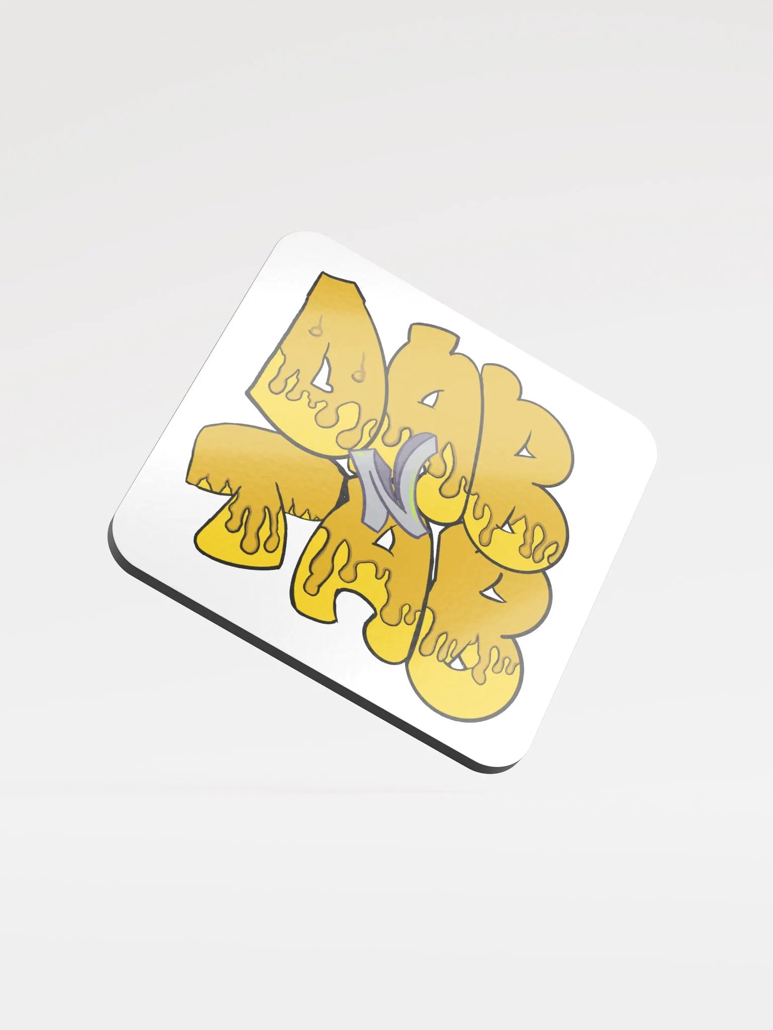 Dab N Tab Glossed Cork Coaster product image (1)