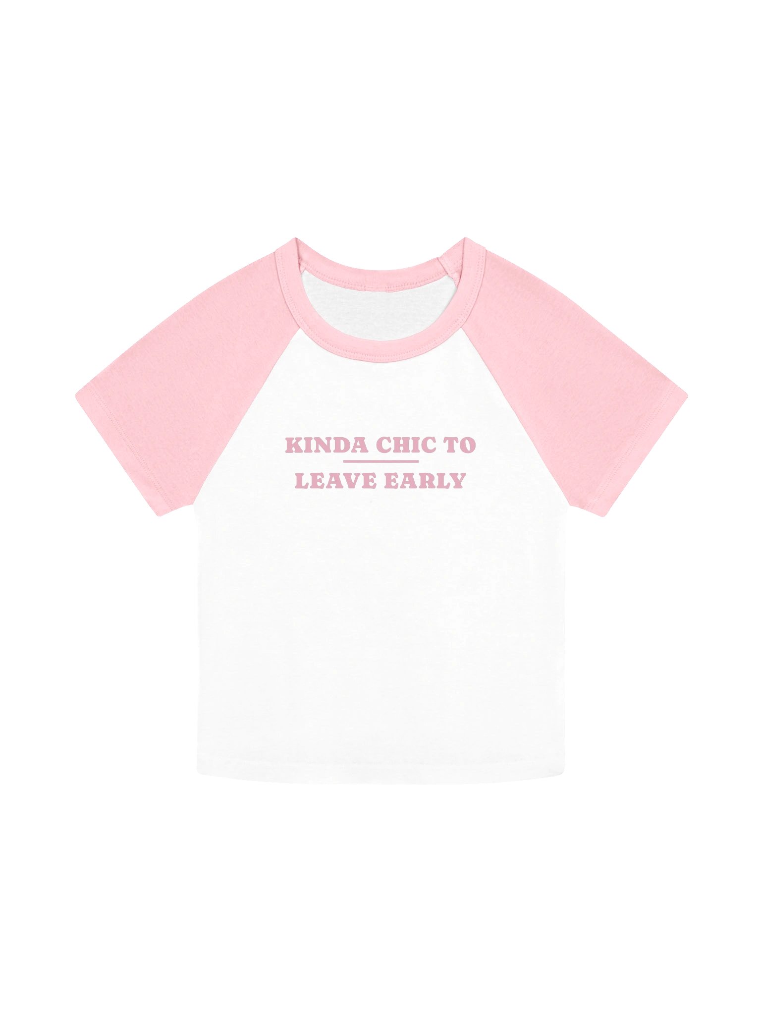 kinda chic to leave early whte pink product image (1)