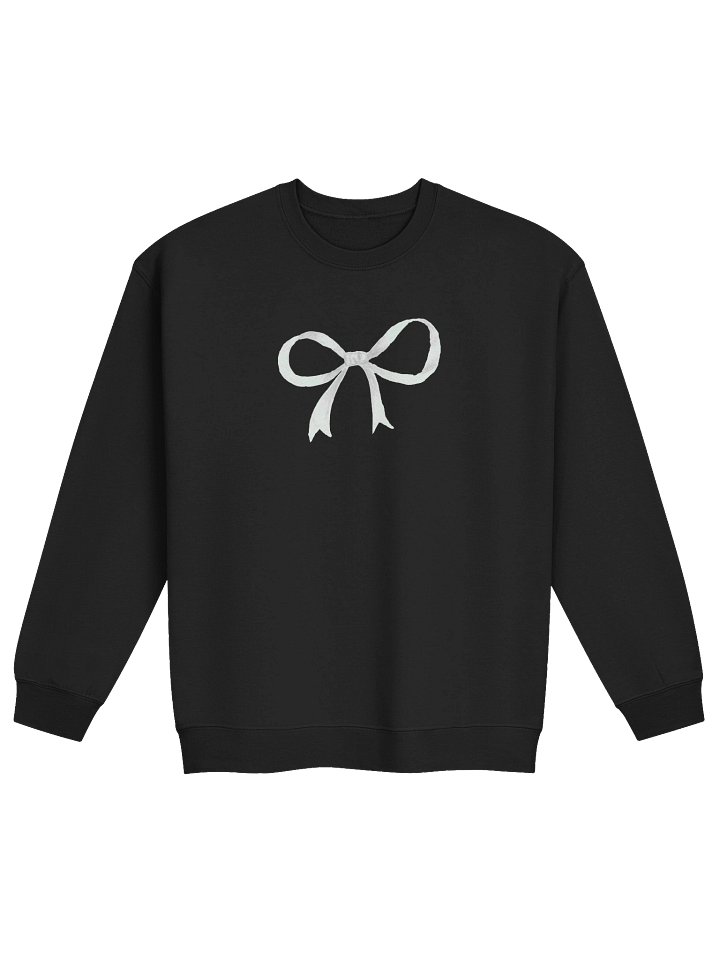 Bow Crewneck Sweatshirt – Women’s Cozy Lounge & Everyday Top product image (1)