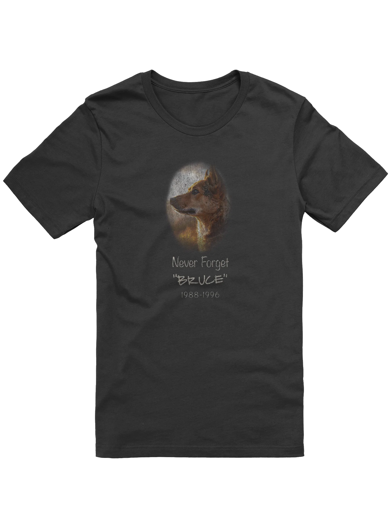 Never Forget Bruce Dog Memorial Tee product image (1)