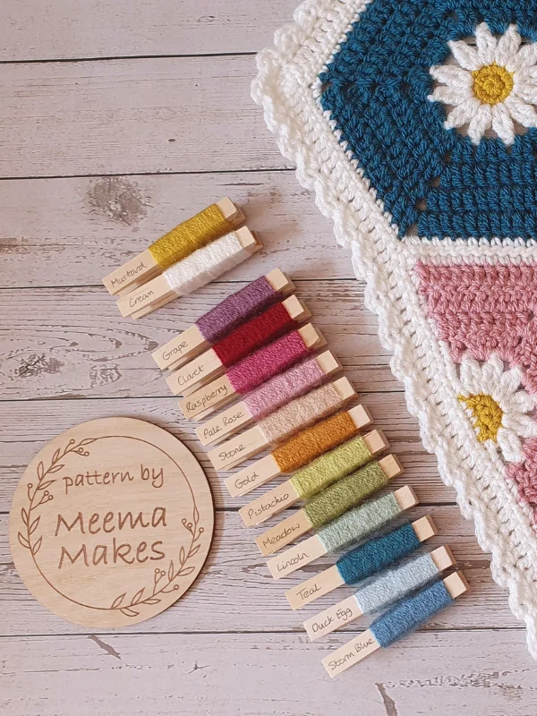 Hexadaisy Blanket Pattern product image (6)