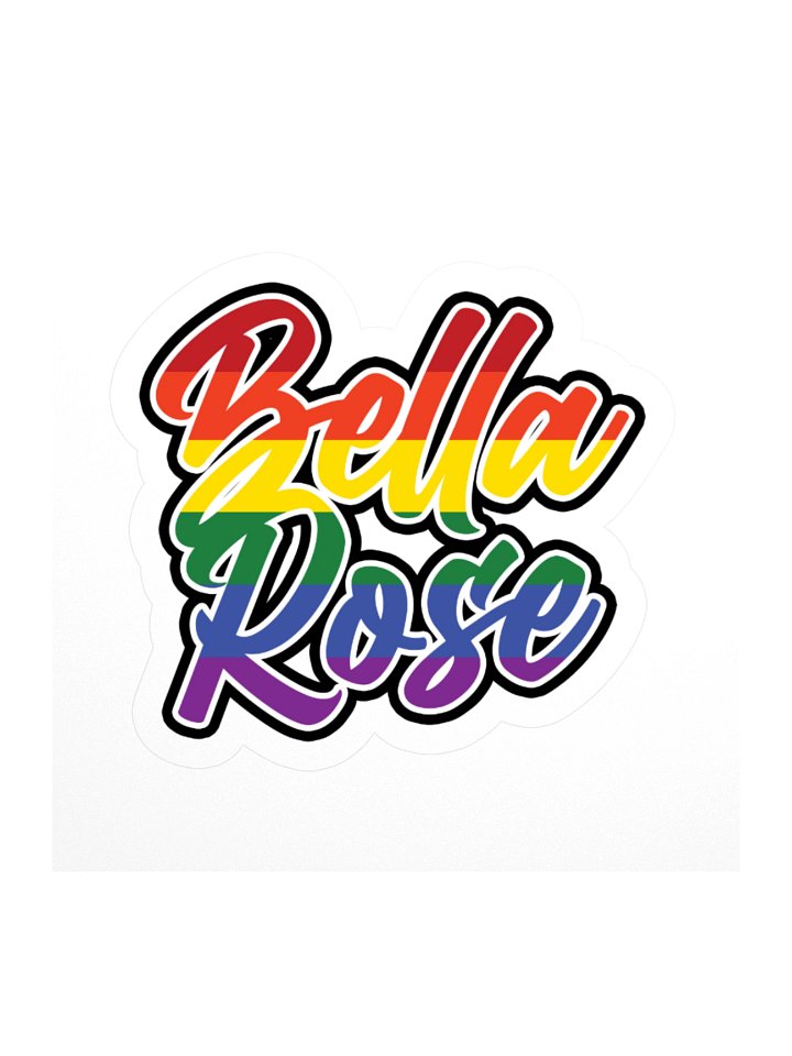 Bella Rose Gen Pride Sticker product image (1)