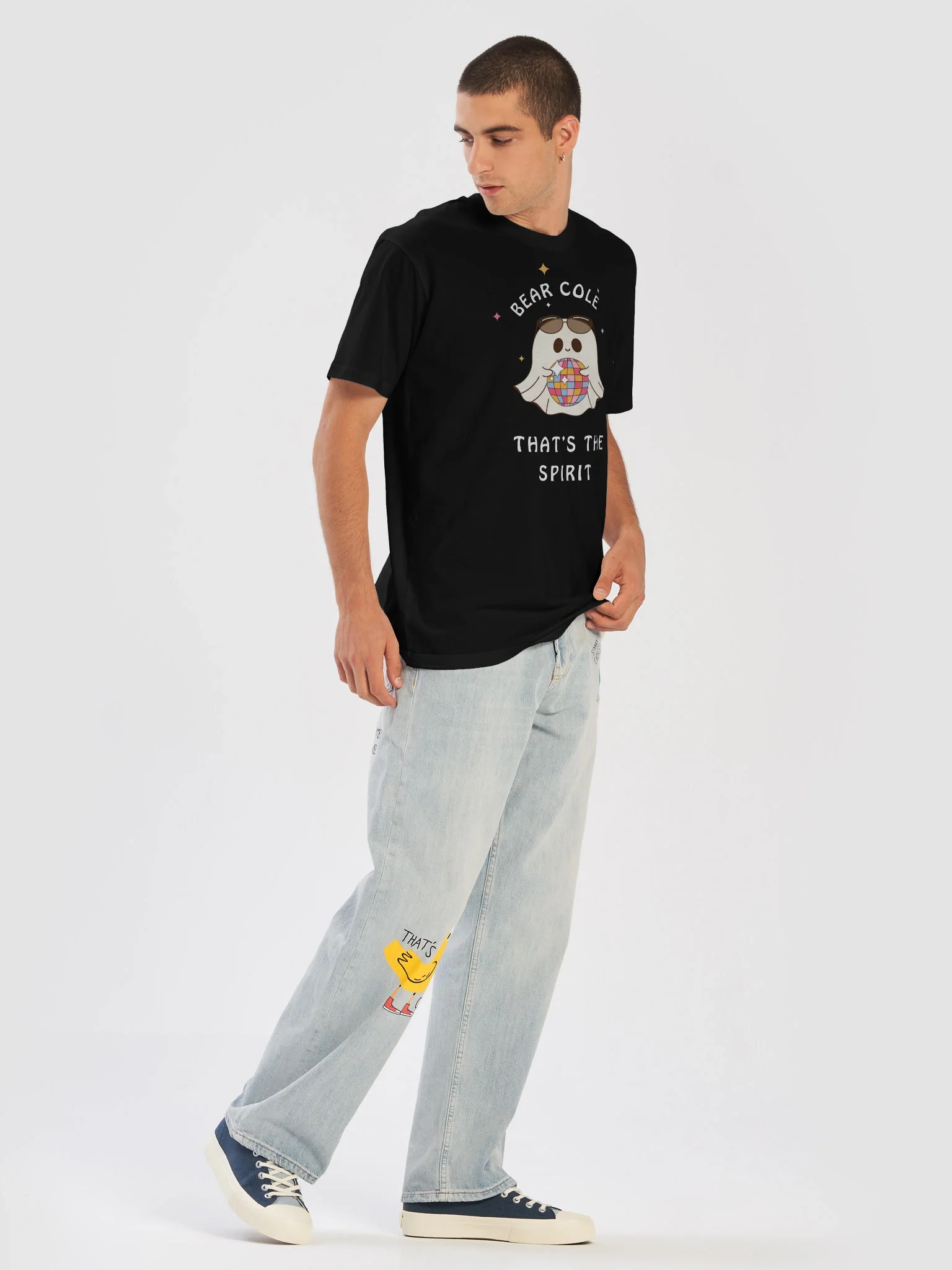 Bear Cole That's the Spirit Disco Ghost T-shirt