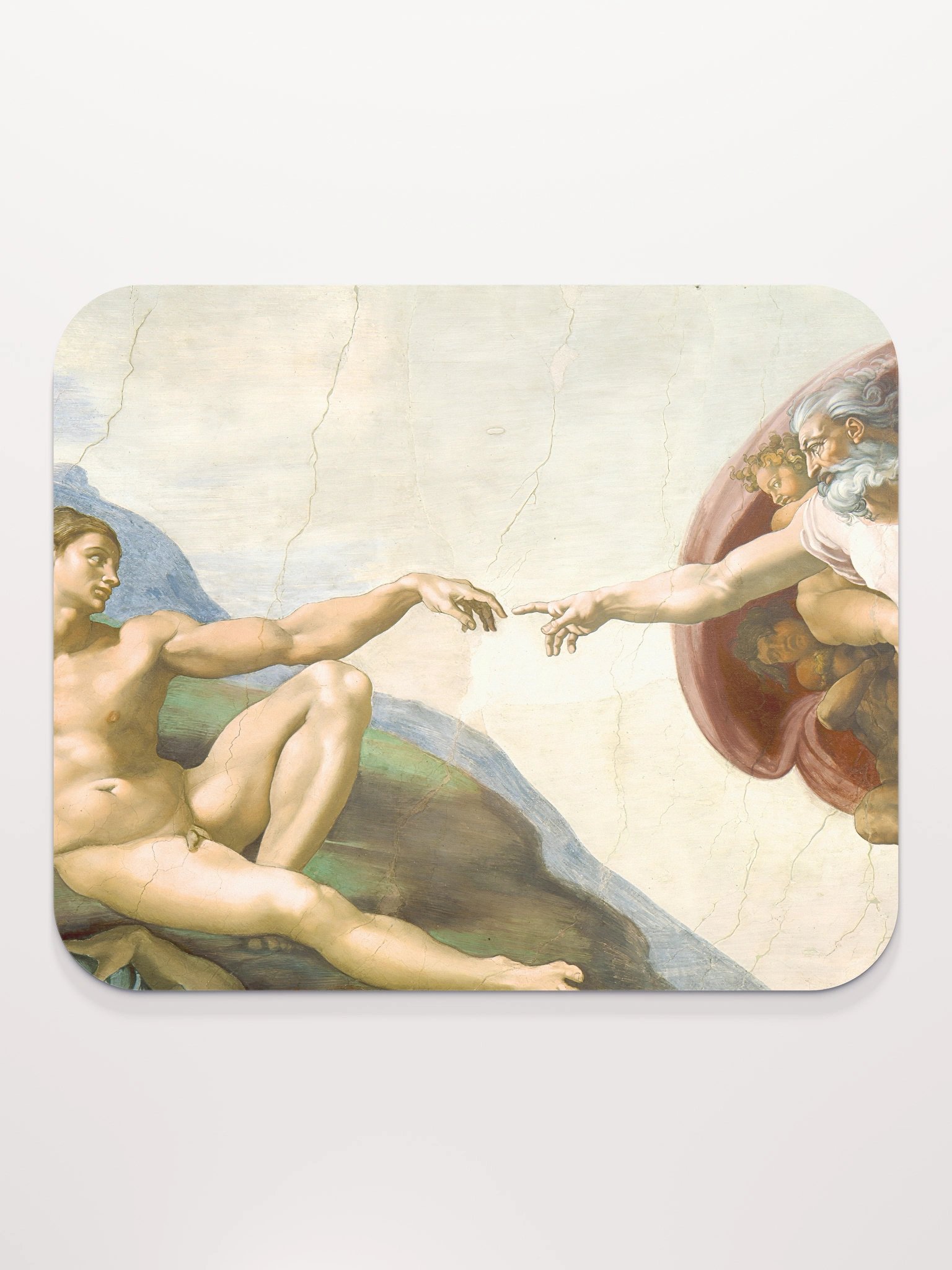 Michelangelo – The Creation of Adam (Sistine Chapel) Mouse Pad product image (2)