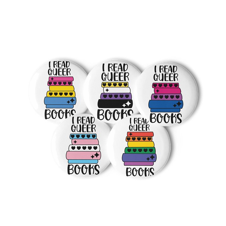 Queer Books Matter Pin Set product image (3)