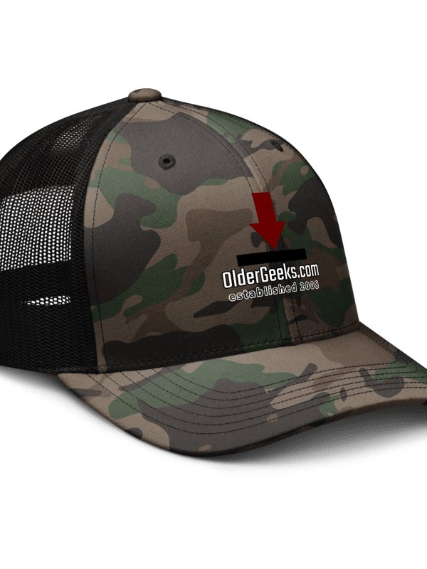 OlderGeeks Camouflage Trucker Hat product image (3)
