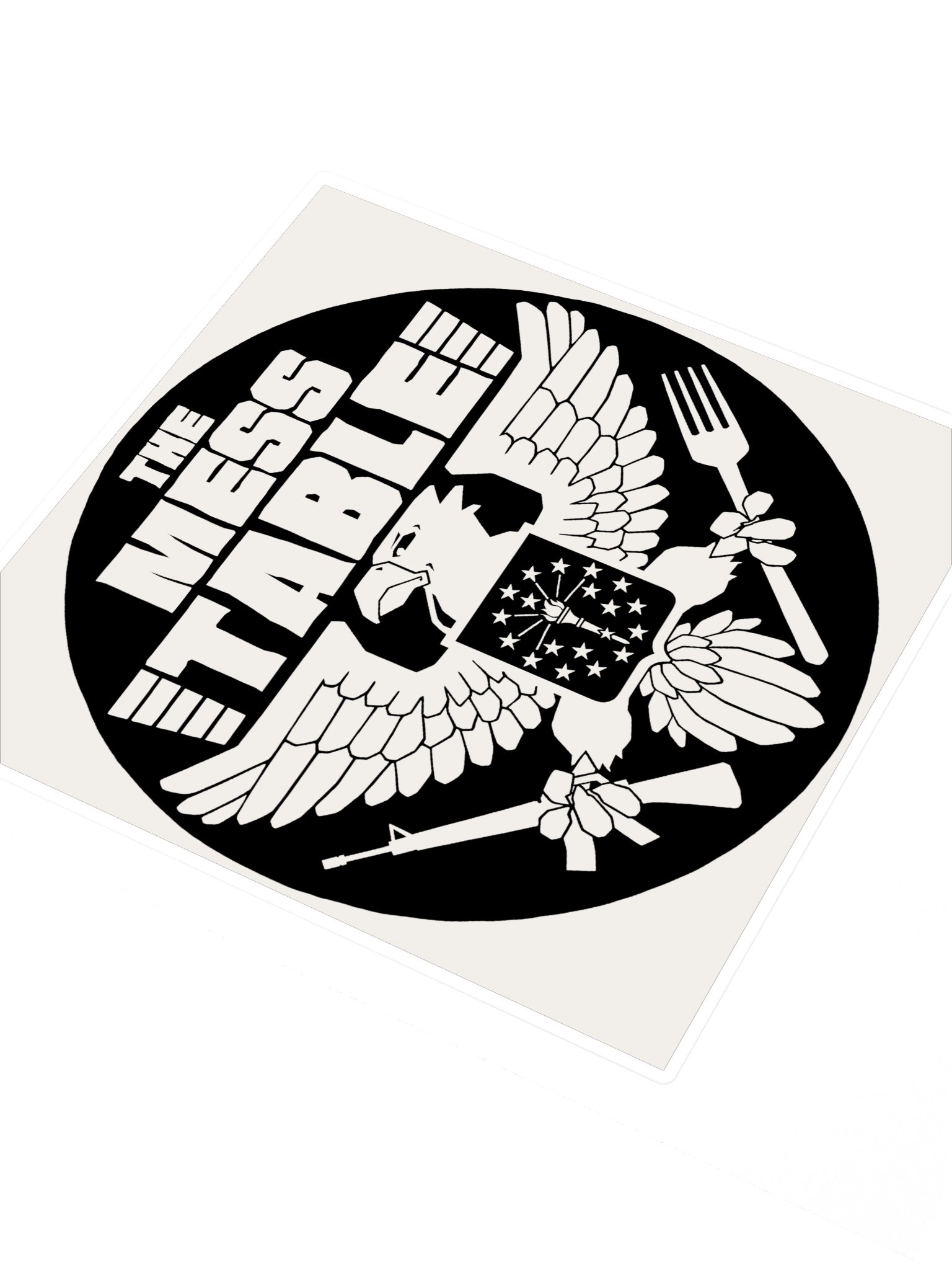 Sticker White TMT Logo product image (2)