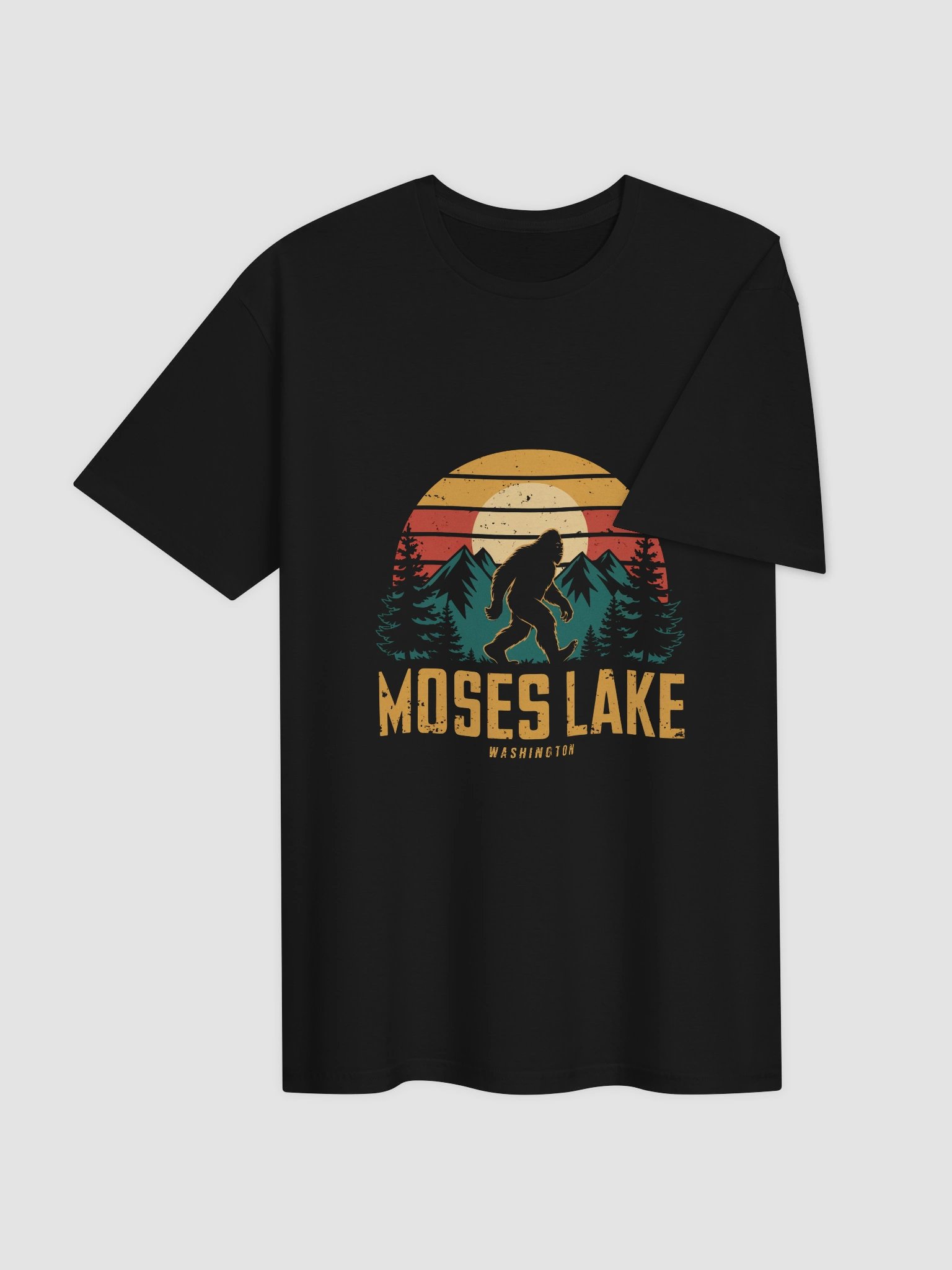 Moses Lake Bigfoot Silhouette T-Shirt product image (27)