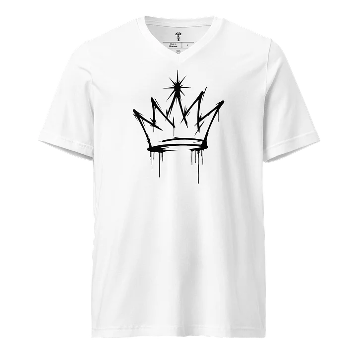 ONE KING Urban Crown V-Neck Tee black print product image (5)