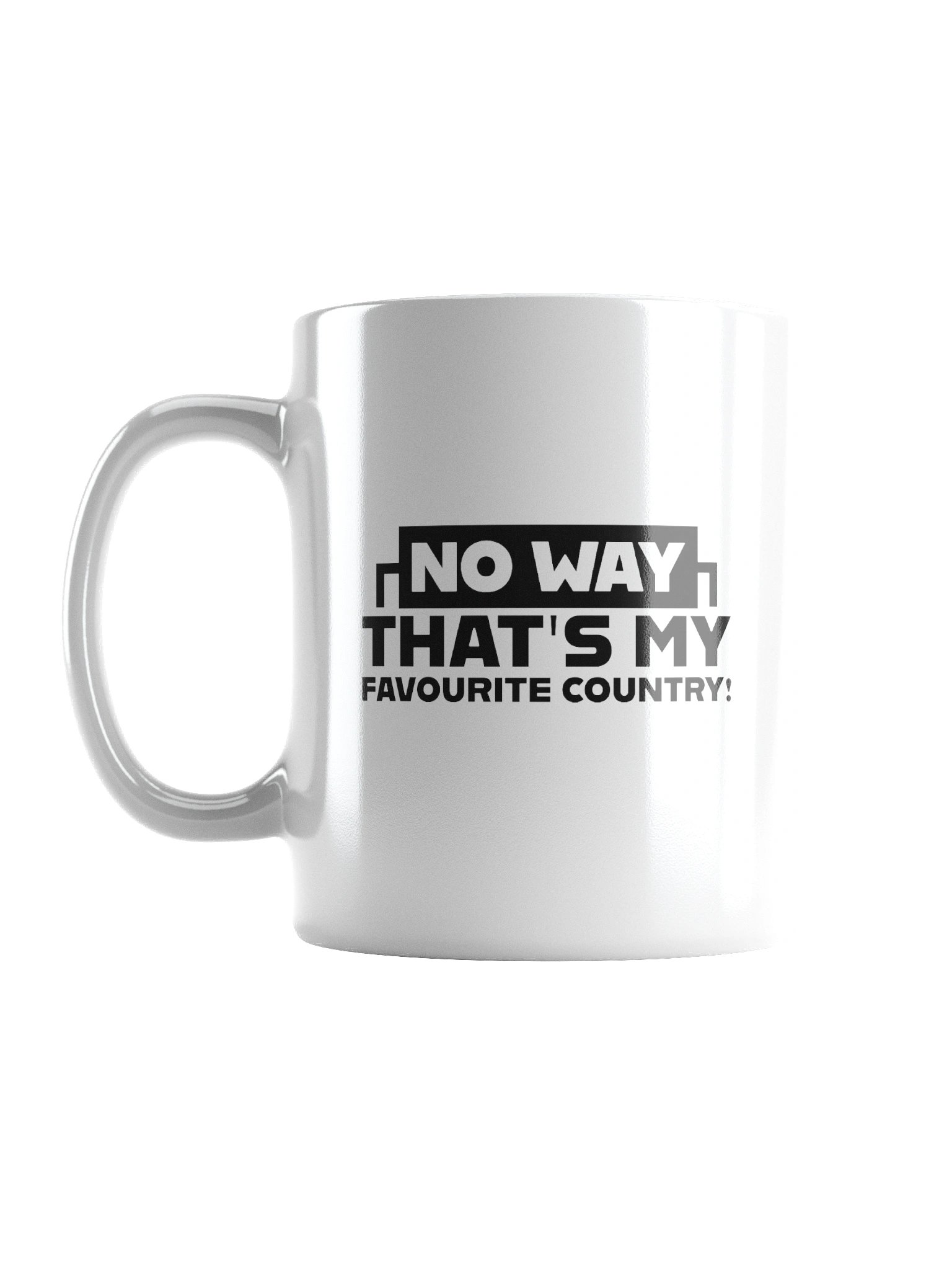 Favourite Country Mug White product image (2)