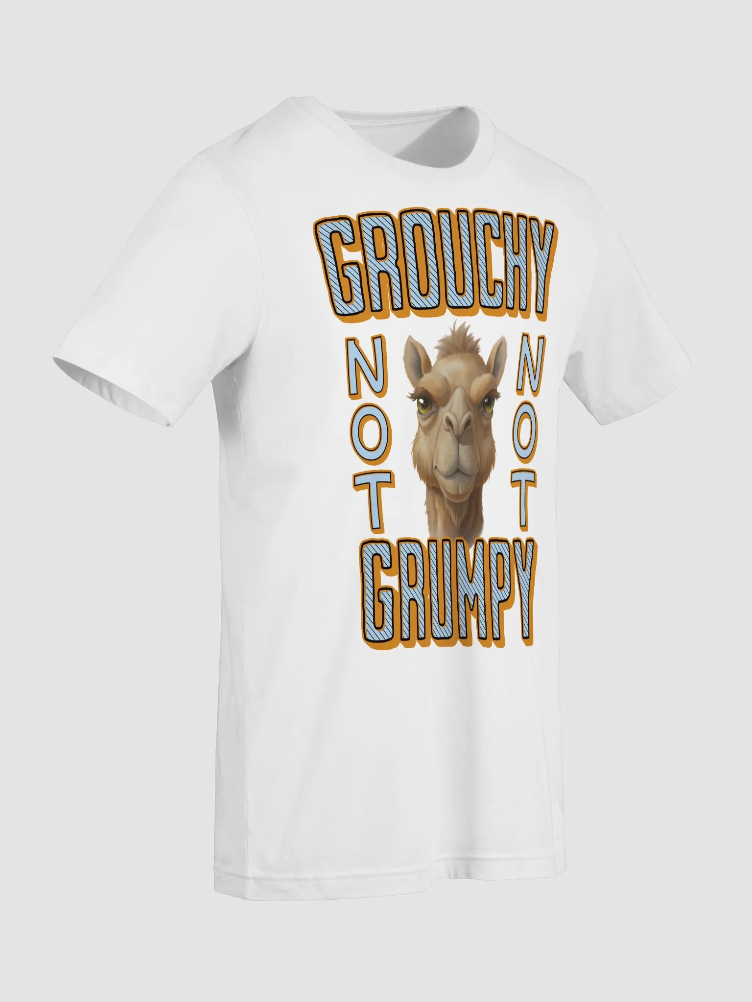Grouchy Not Grumpy Camel Supersoft Tee product image (3)