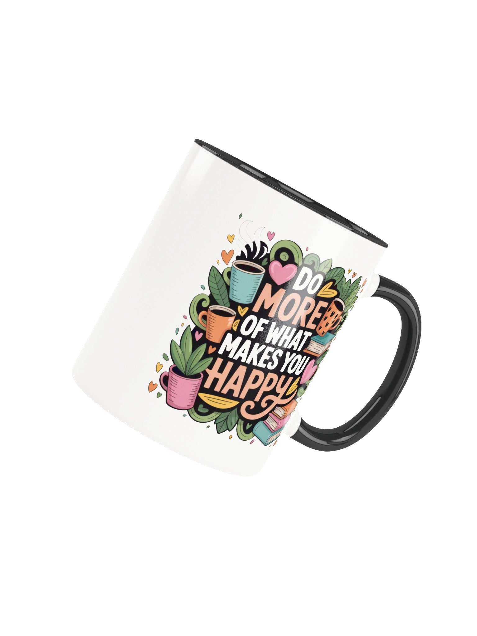 Do More of What Makes You Happy Coffee Mug- with Color Inside product image (4)