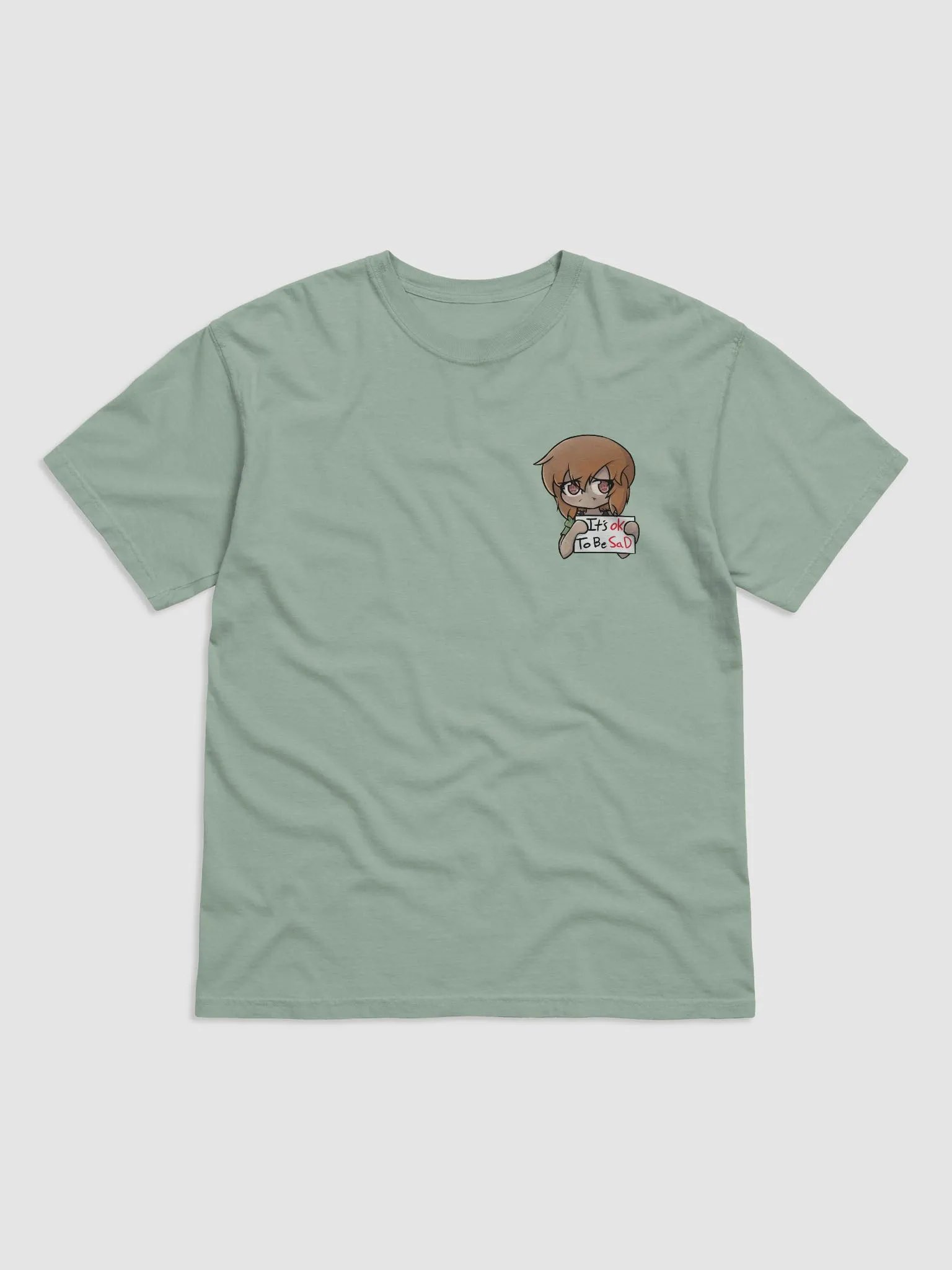 Miko: its okay to be sad T-Shirt! (Badge) product image (1)