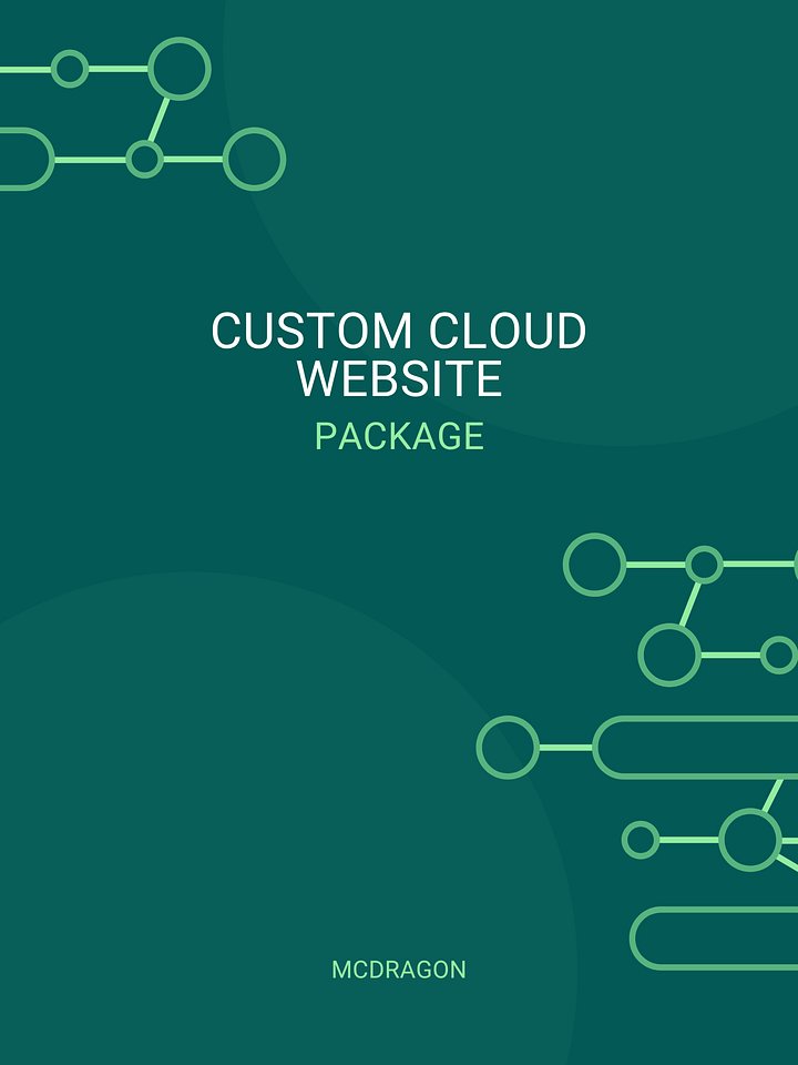 Custom Cloud Website Package product image (1)