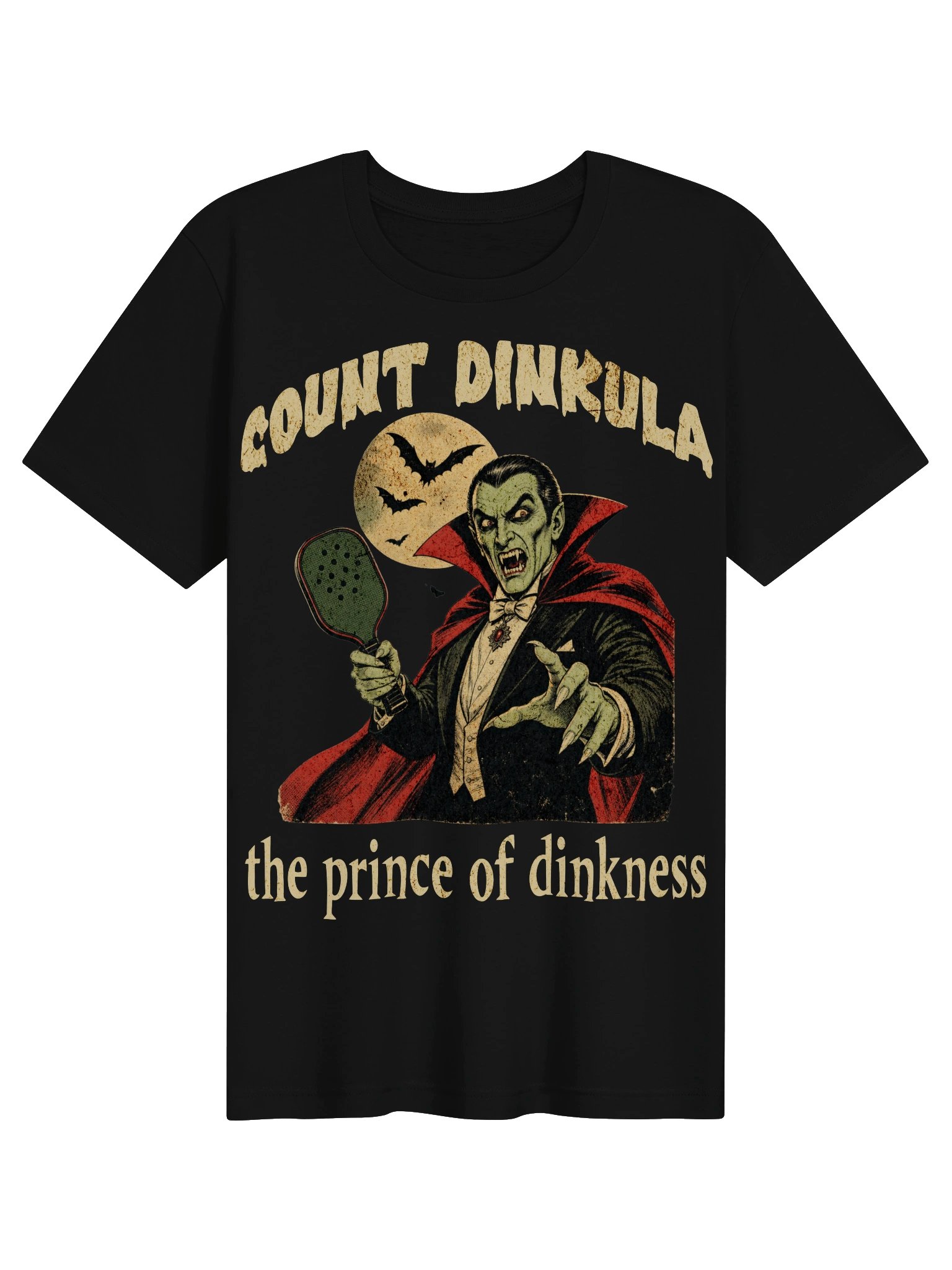 Count Dinkula Halloween Pickleball Shirt | Funny Dracula Pickleball Tee product image (7)