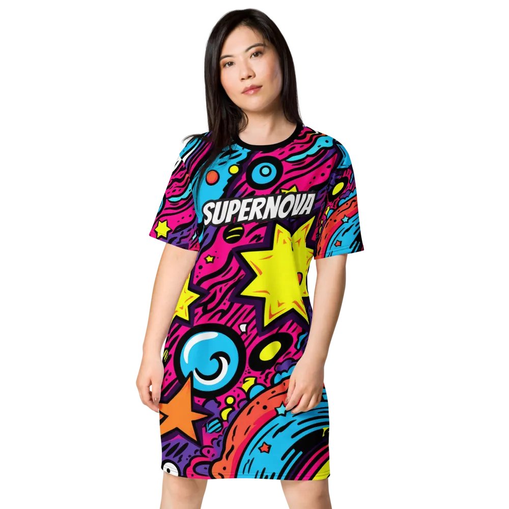 Supernova Dodgeball Club T-Shirt Dress product image (3)