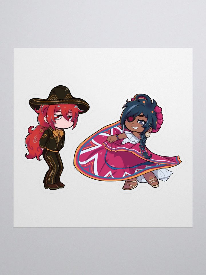 Mexican Diluc & Kaeya Duo Sticker (Genshin Impact) product image (2)