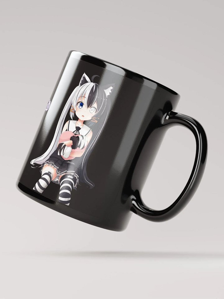 All Black Mug - Byakko Heart Pillow Edition product image (3)