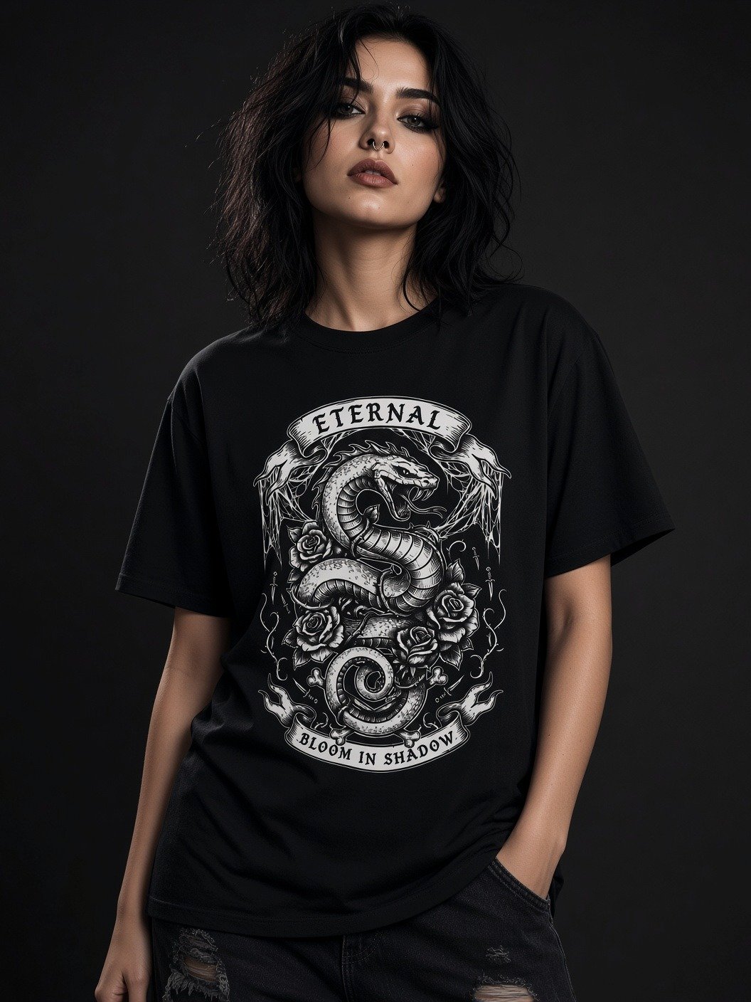 Eternal Bloom // Serpent Mandala Heavyweight Tee product image (1)